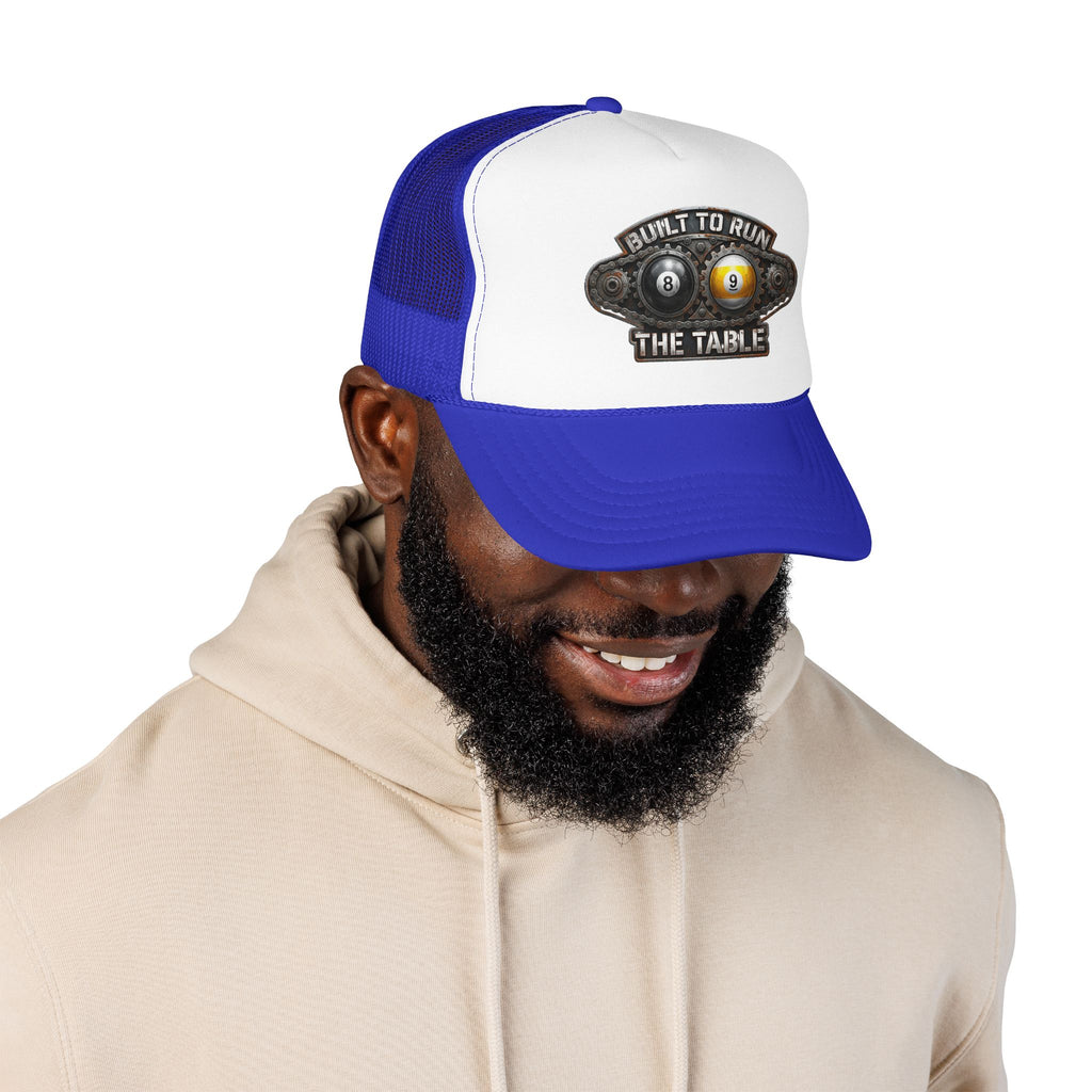 Built to Run the Table OTTO 39-165 Foam Trucker Hat – Billiards Snapback