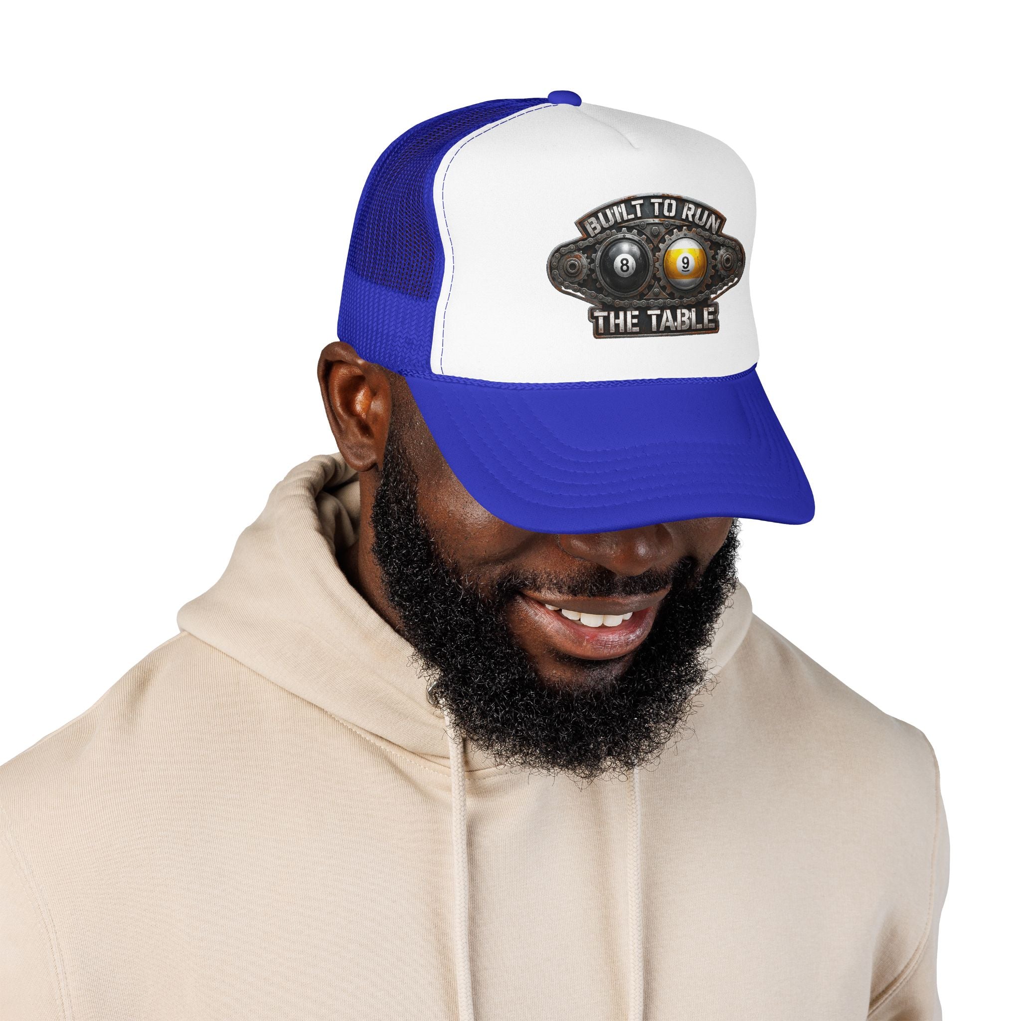 Built to Run the Table OTTO 39-165 Foam Trucker Hat – Billiards Snapback