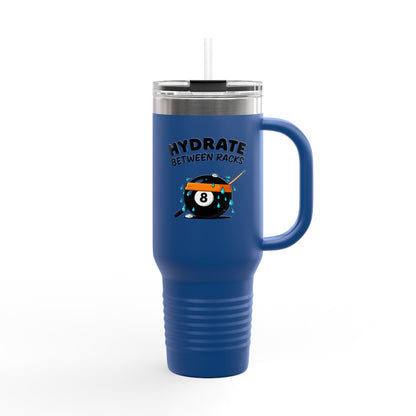 Hydrate Between Racks Billiards 40oz Insulated Travel Mug