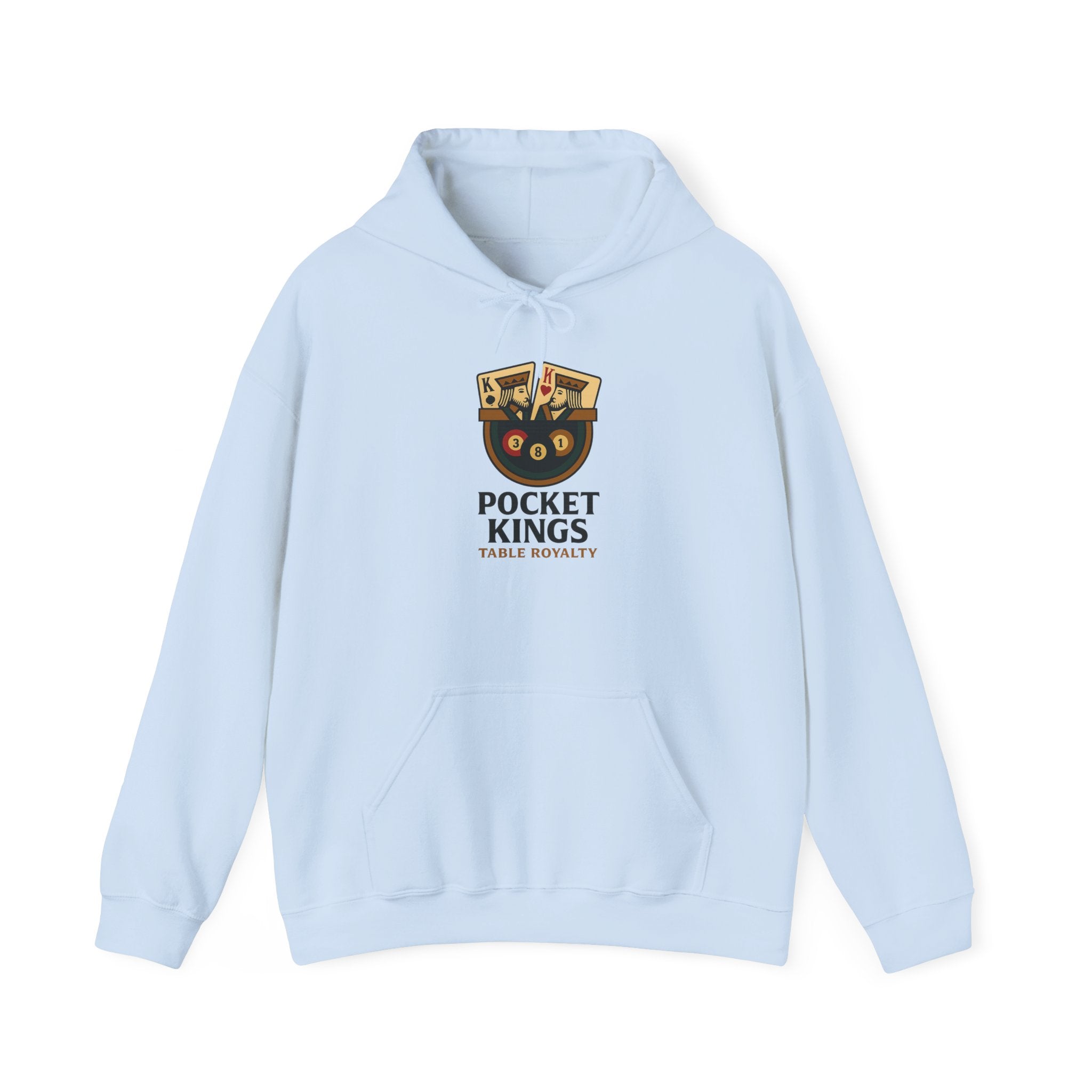 Pocket Kings Table Royalty Billiards Pool Unisex Gildan Hoodie