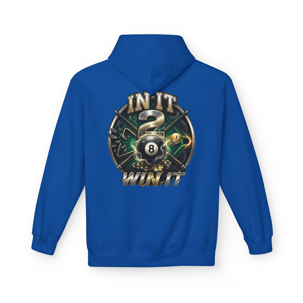 In It 2 Win It Pool Player Hoodie | Lucky 8 Ball & 9 Ball Billiards Graphic Hoodie | Cue Crew Supply