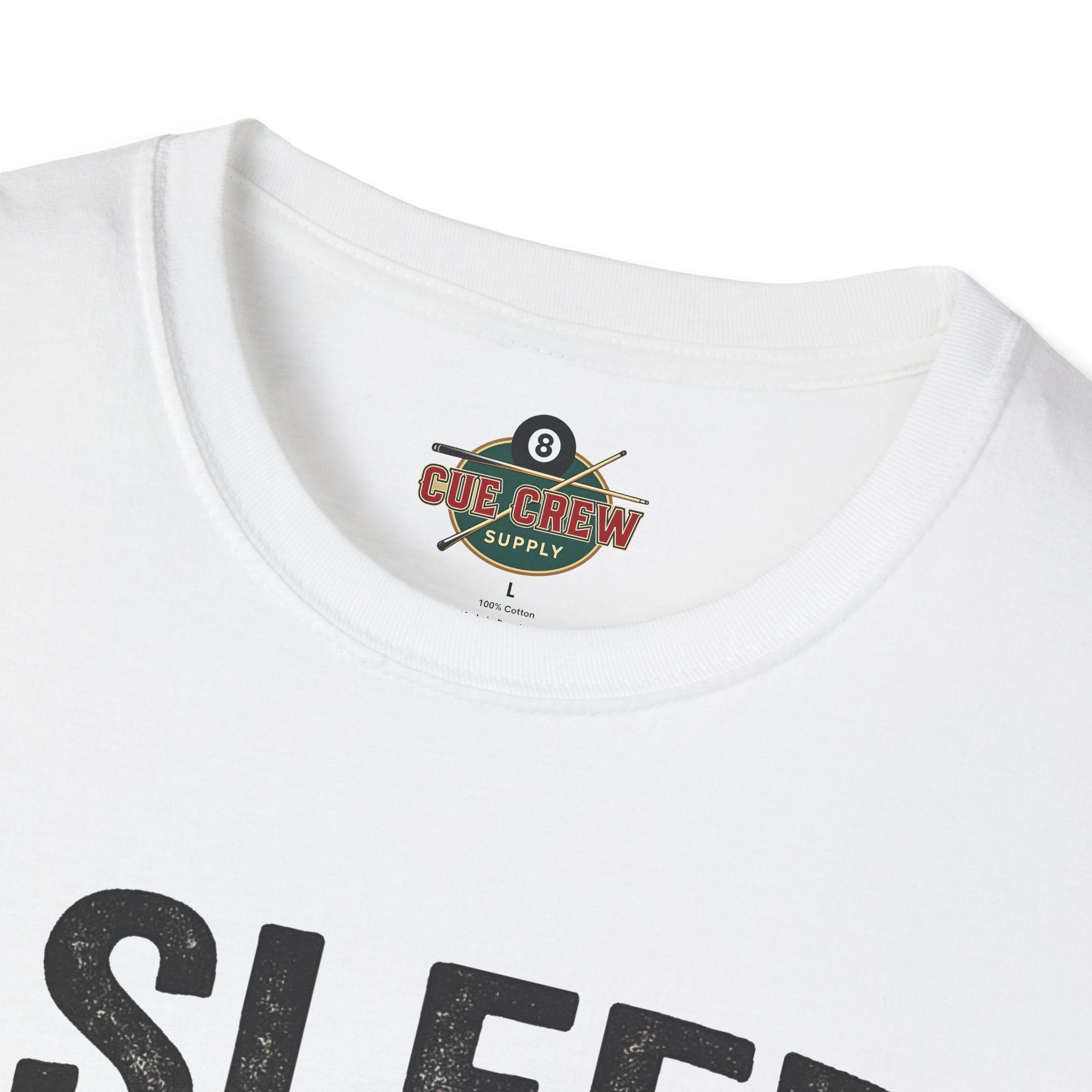 I Sleep Well at Night Funny Billiards T-Shirt – Pool Player 8 Ball Graphic Tee
