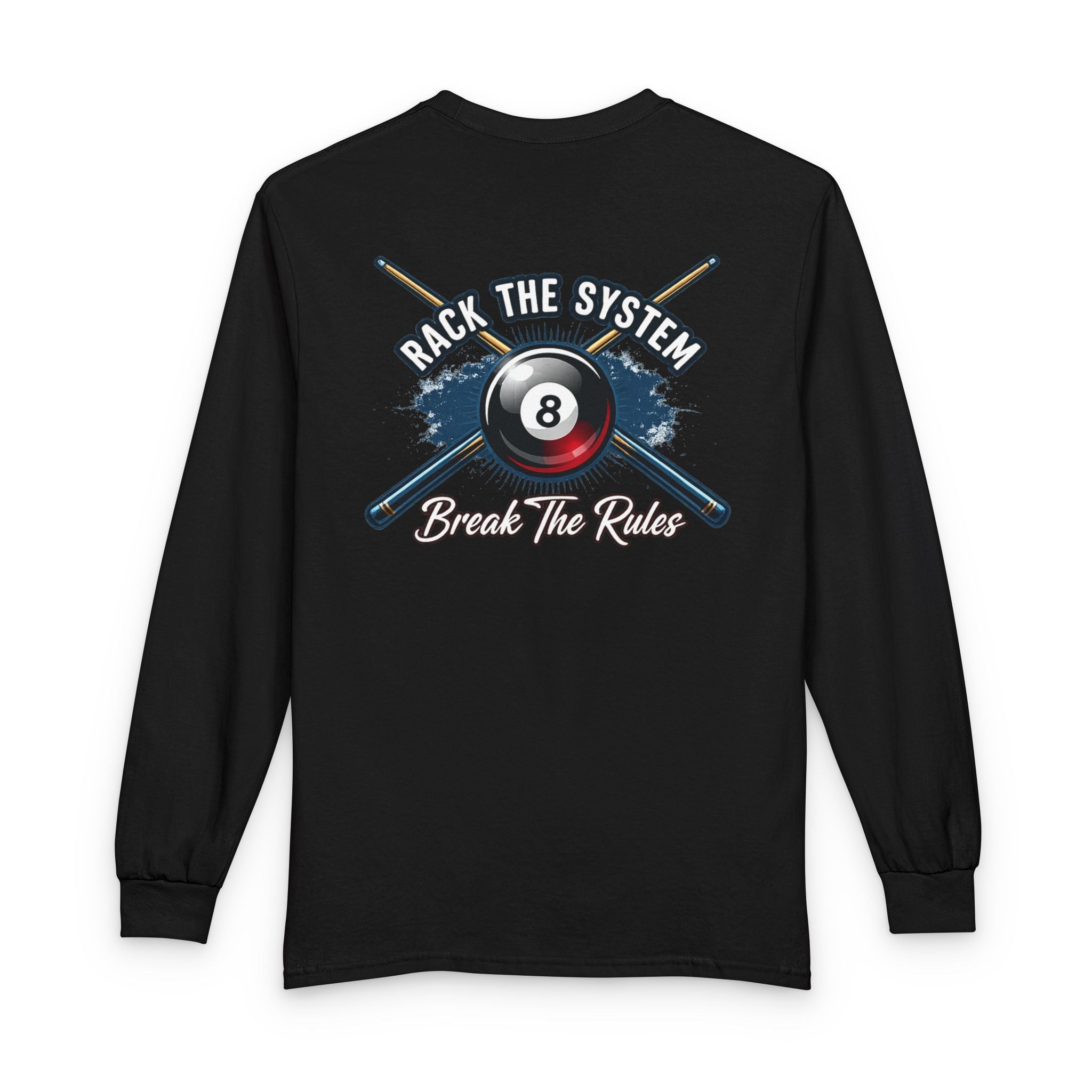 Rack the System Billiards Gildan Long Sleeve T-Shirt