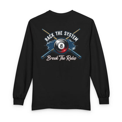 Rack the System Billiards Gildan Long Sleeve T-Shirt
