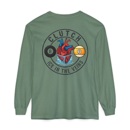 Clutch Ice in the Veins V2 Comfort Colors Long Sleeve Tee