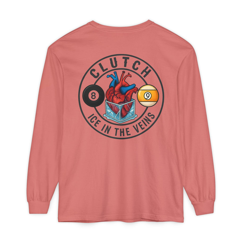 Clutch Ice in the Veins V2 Comfort Colors Long Sleeve Tee
