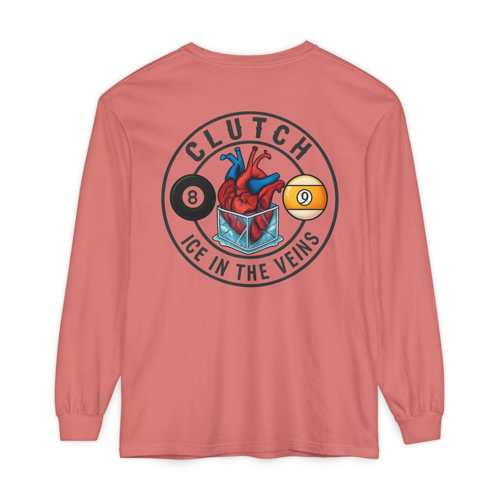 Clutch Ice in the Veins V2 Comfort Colors Long Sleeve Tee