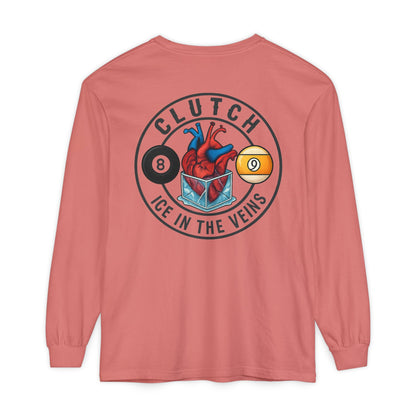 Clutch Ice in the Veins V2 Comfort Colors Long Sleeve Tee