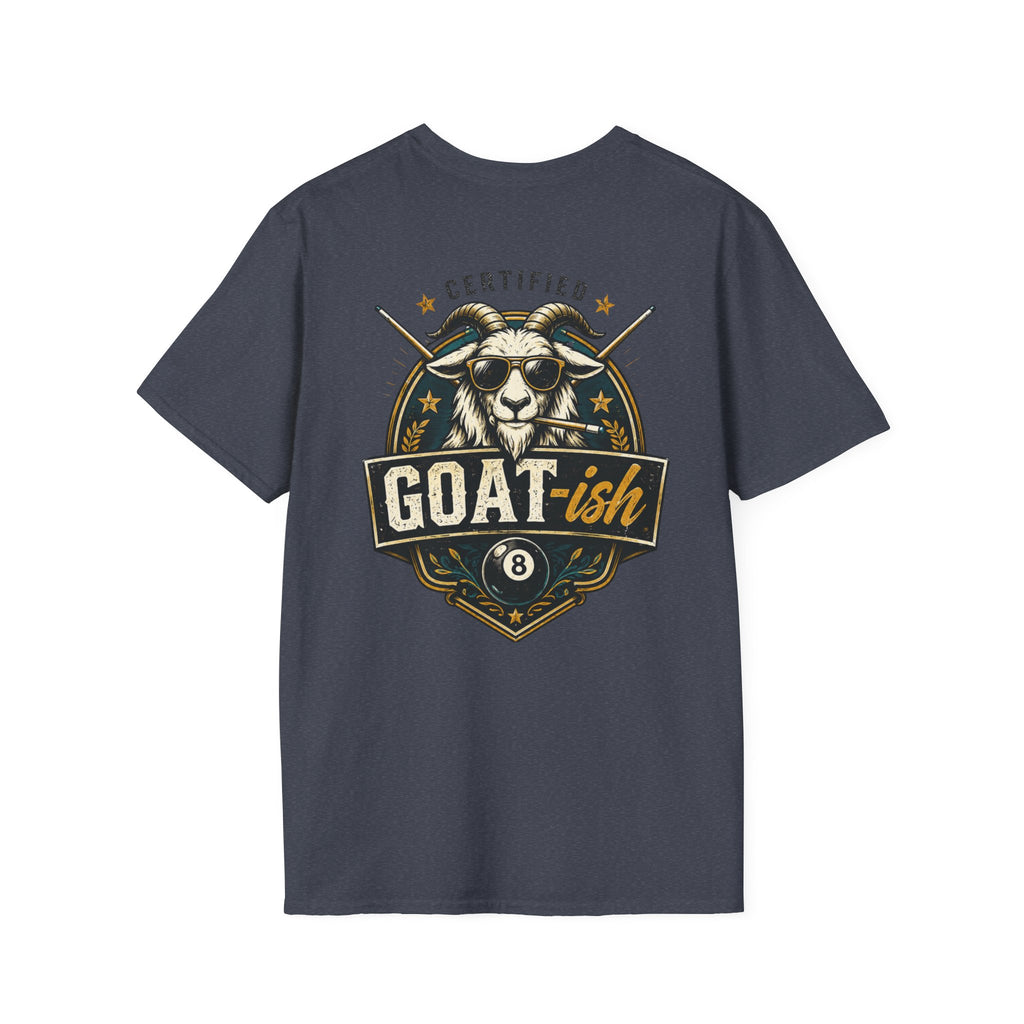 Certified GOAT-ish Funny Billiards T-Shirt CCS-CST-004