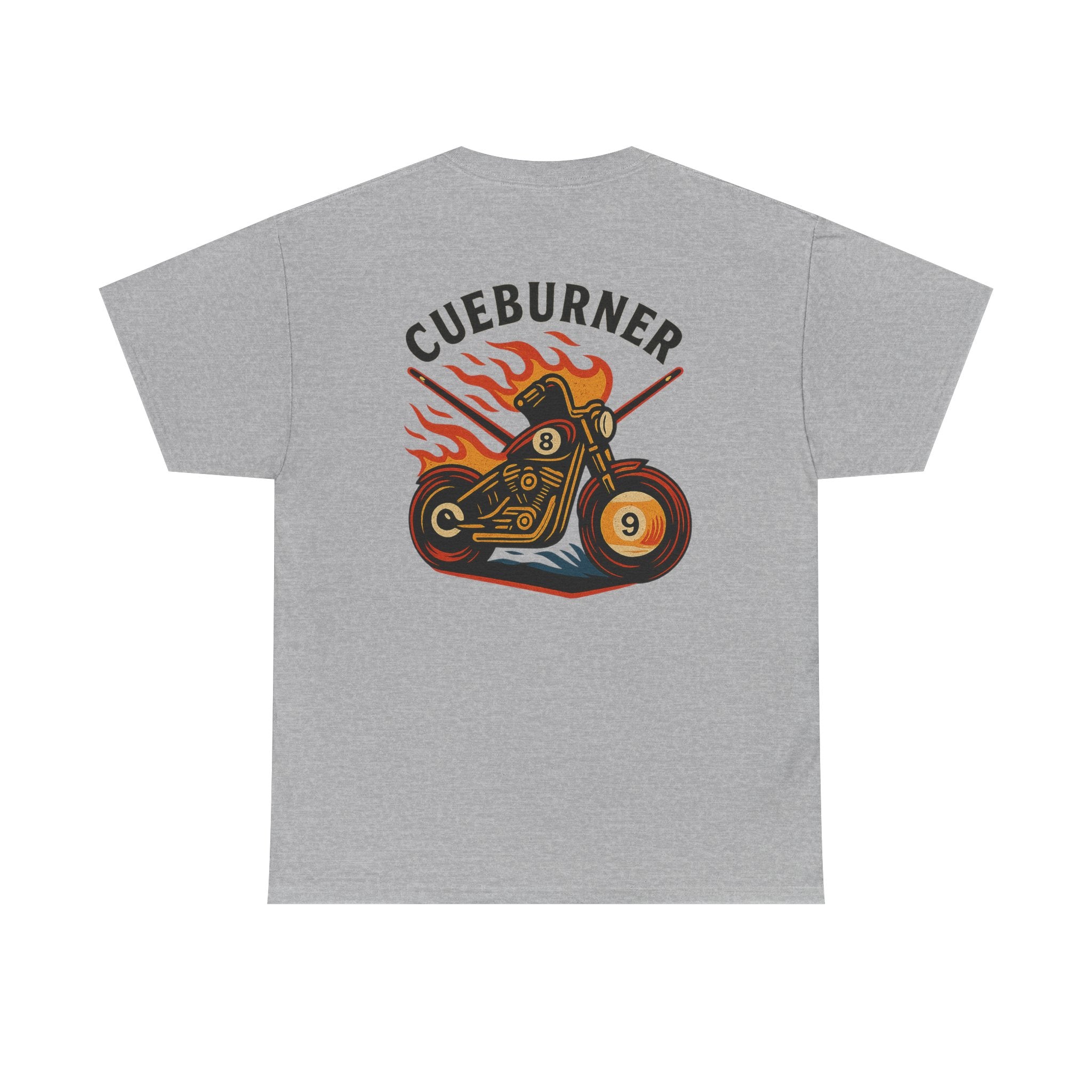 Cueburner Billiards Motorcycle Tee