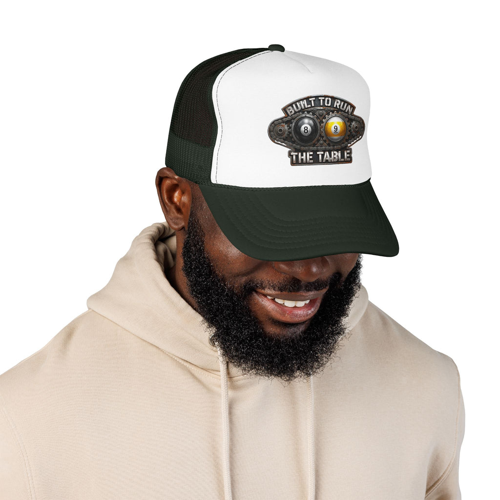 Built to Run the Table OTTO 39-165 Foam Trucker Hat – Billiards Snapback