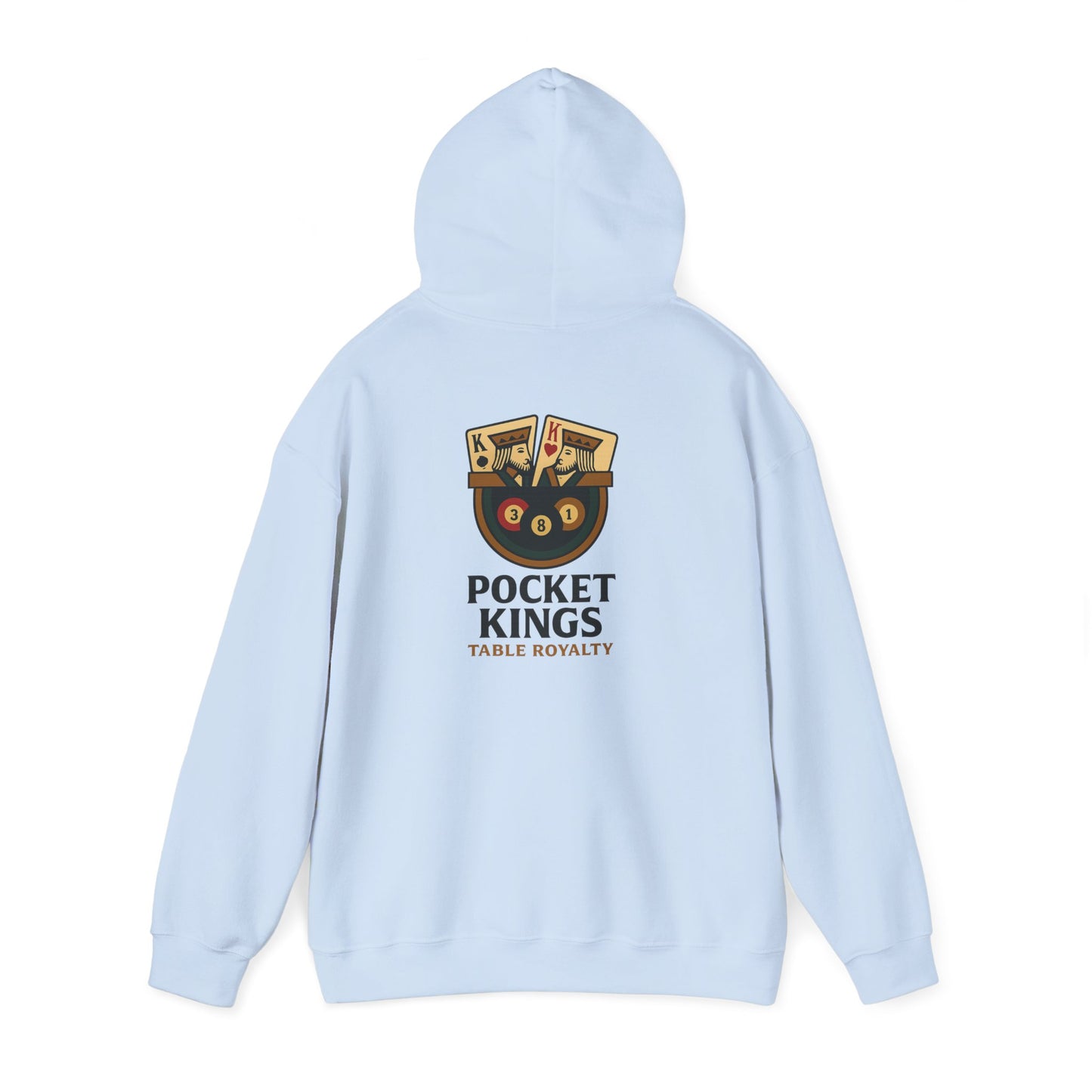 Pocket Kings Table Royalty Billiards Pool Unisex Gildan Hoodie