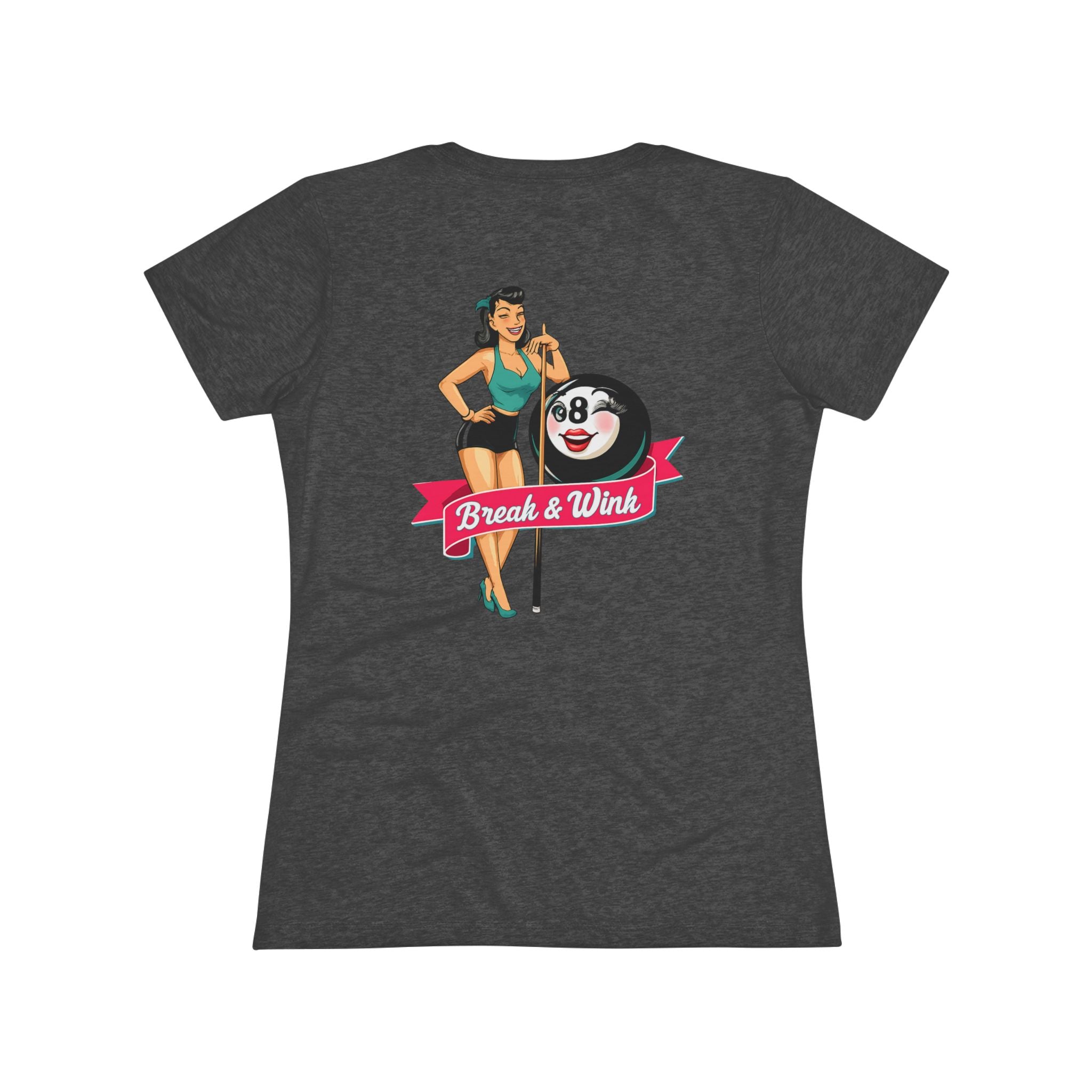 Break & Wink Next Level Women's Tri-Blend Tee