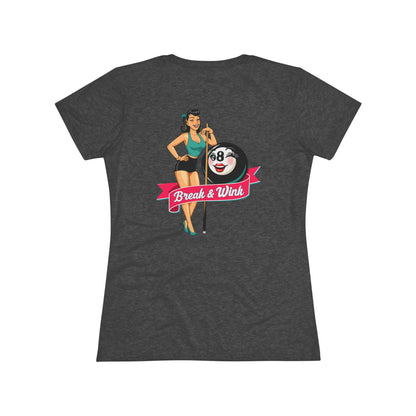 Break & Wink Next Level Women's Tri-Blend Tee