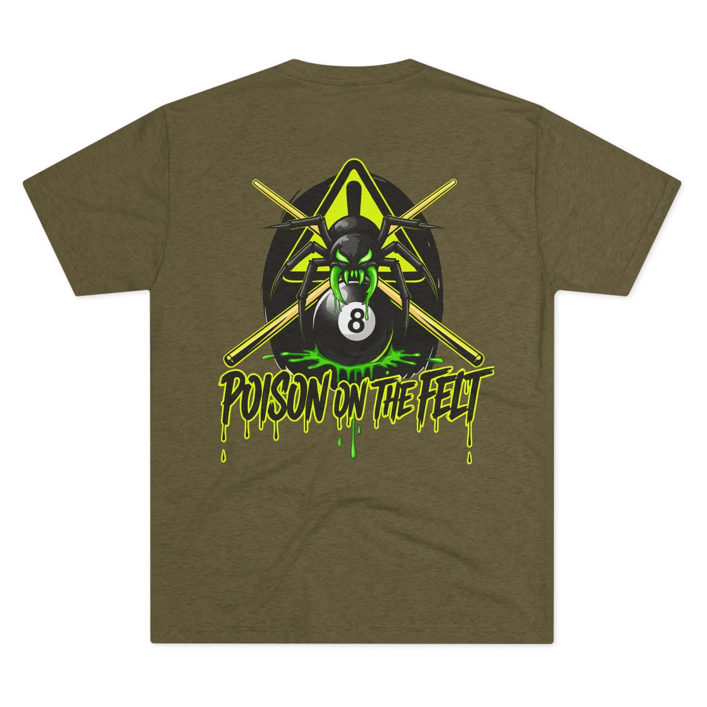 Poison on the Felt Billiards Spider Next Level Tee