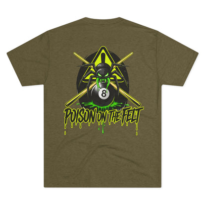 Poison on the Felt Billiards Spider Next Level Tee