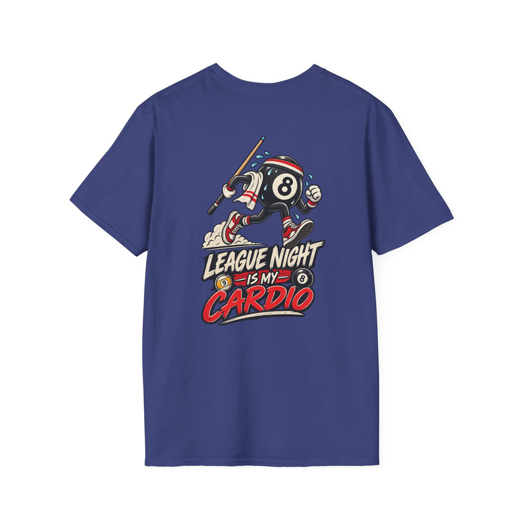 League Night Is My Cardio Pool Player T-Shirt | Classic Series CCS-CST-016