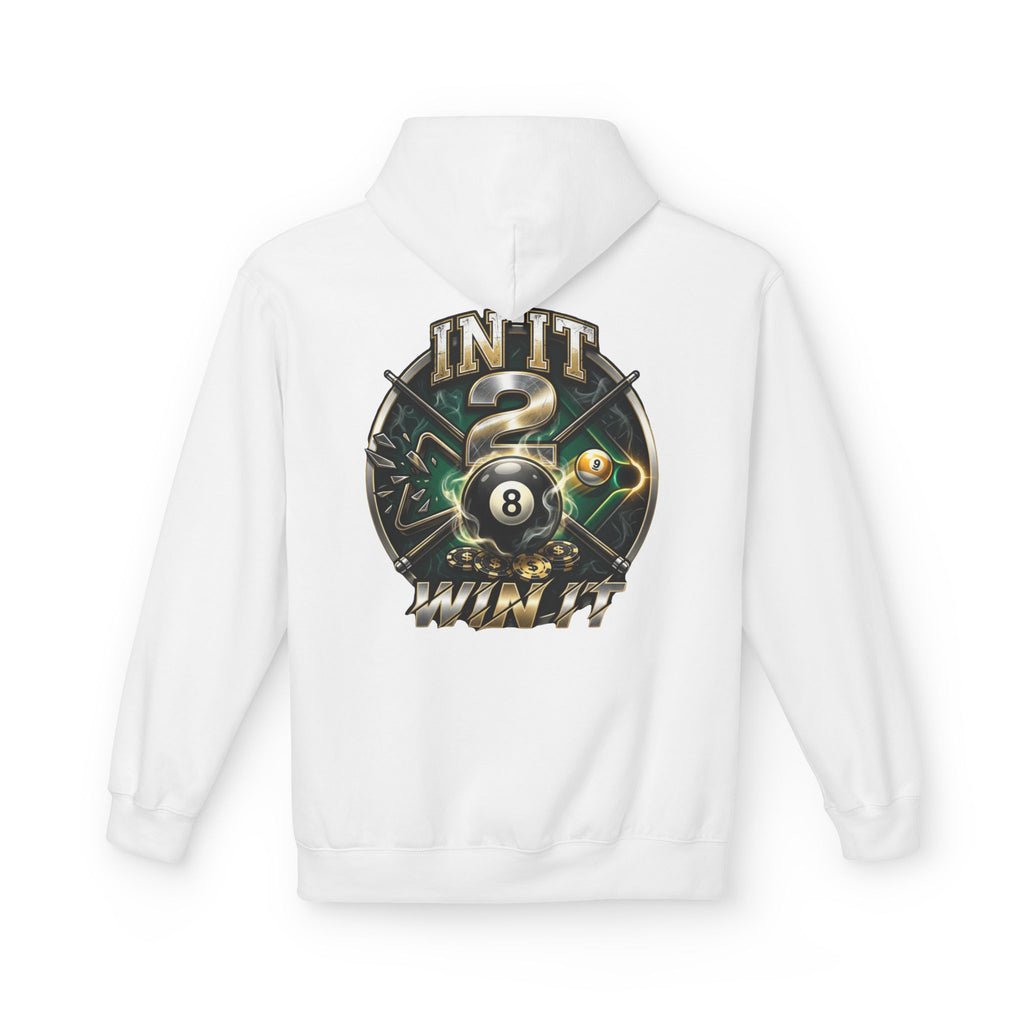 In It 2 Win It Pool Player Hoodie | Lucky 8 Ball & 9 Ball Billiards Graphic Hoodie | Cue Crew Supply