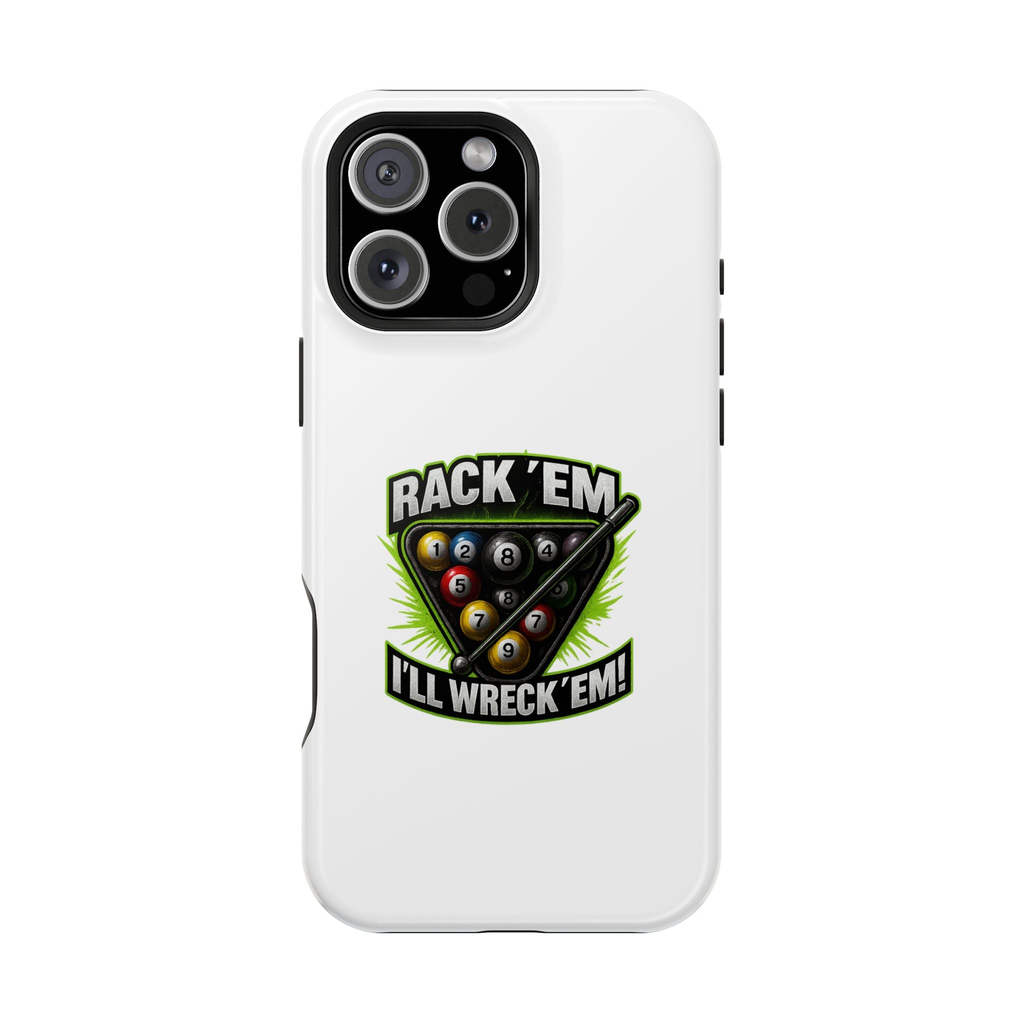Magnetic Phone Case - Rack 'Em, I'll Wreck 'Em | Cool Custom Impact-Resistant Cases for Gamers & Pool Lovers, Perfect Gift for [...]