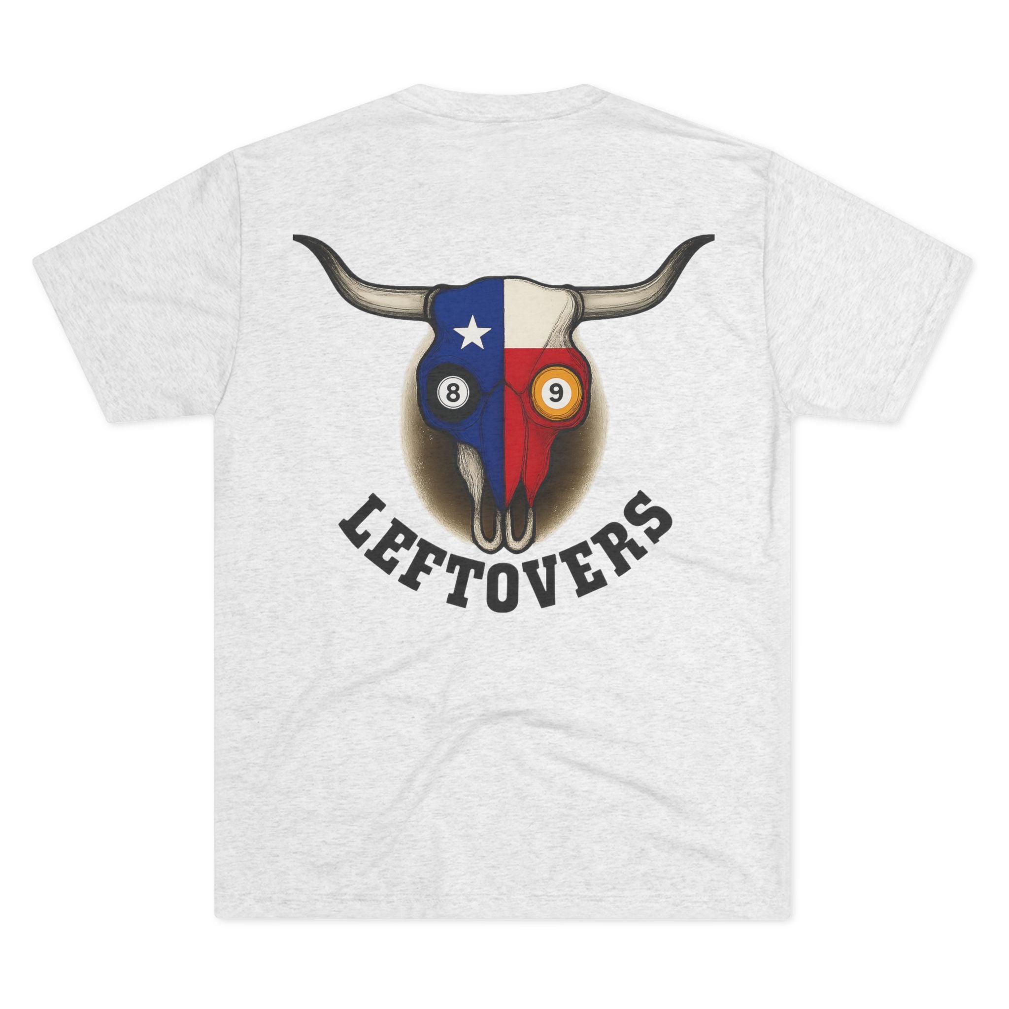 Leftovers Texas Skull Next Level Tri-Blend Tee