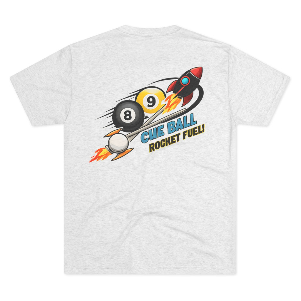 Cue Ball Rocket Fuel Billiards Tri-Blend Tee