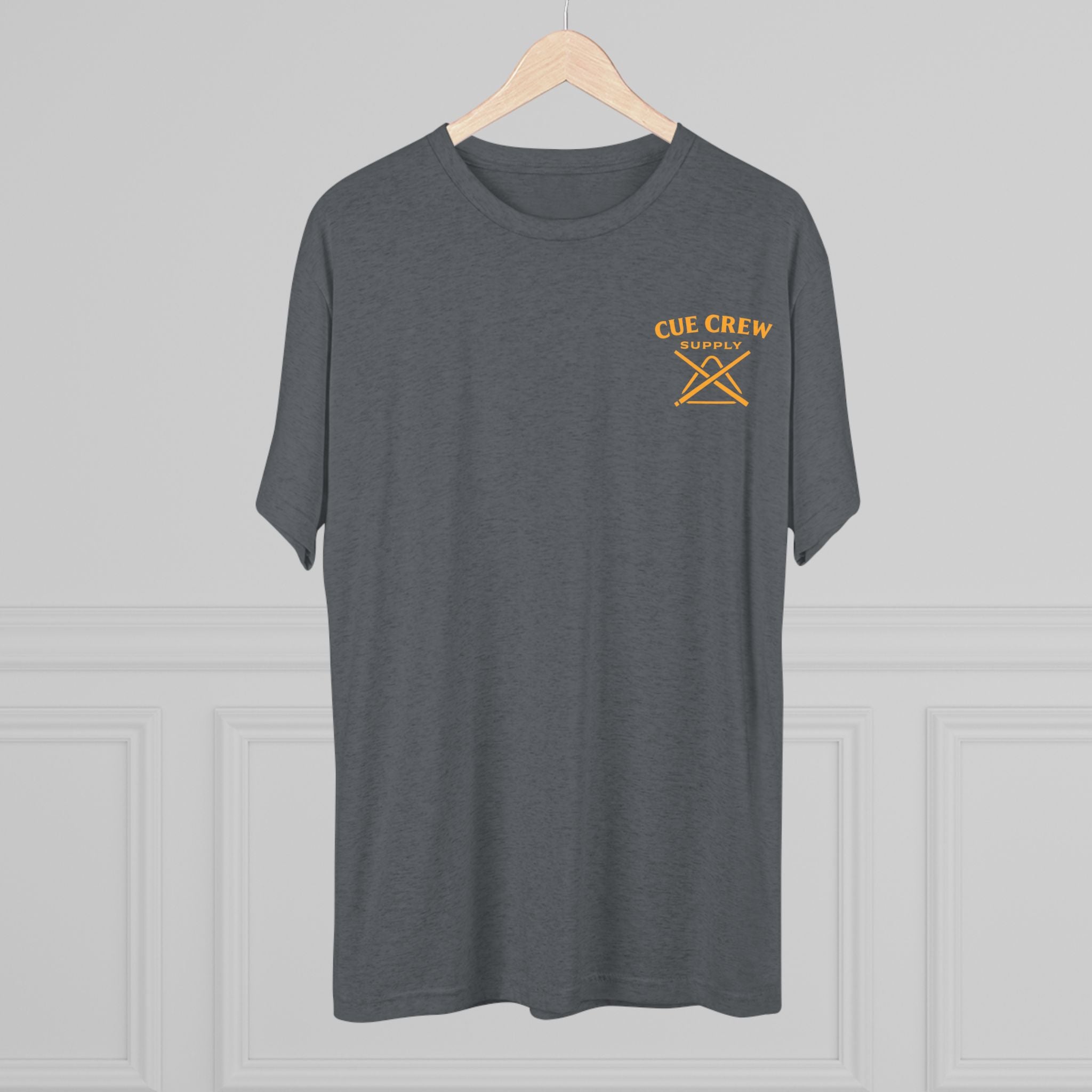 Leftovers Flaming 8-Ball Shield Next Level Tri-Blend Tee