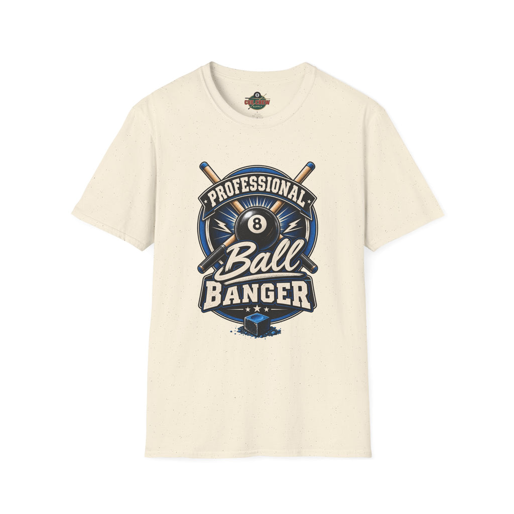 Professional Ball Banger – Funny Billiards T-Shirt – Pool Player Tee