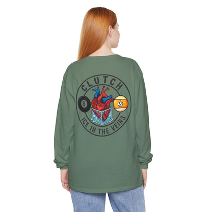 Clutch Ice in the Veins V2 Comfort Colors Long Sleeve Tee