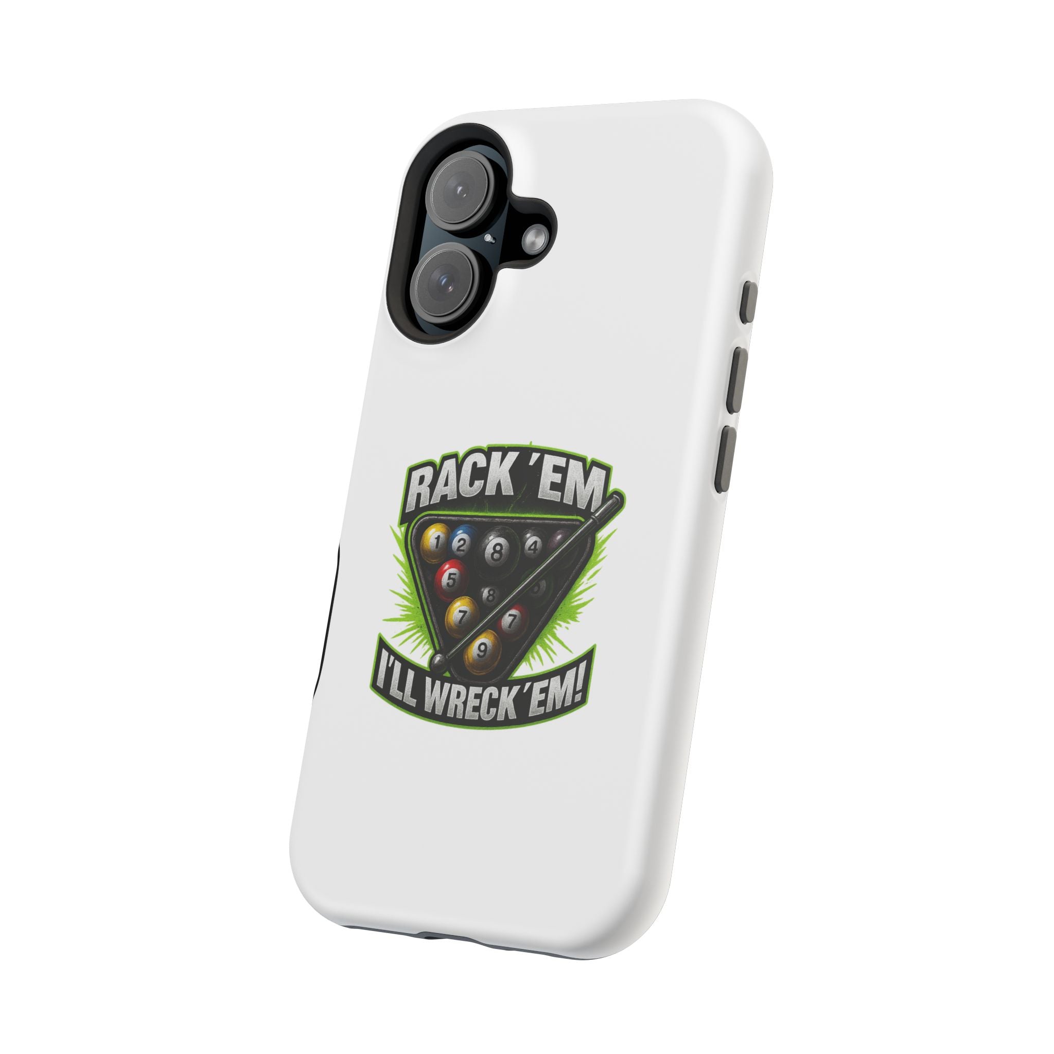 Magnetic Phone Case - Rack 'Em, I'll Wreck 'Em | Cool Custom Impact-Resistant Cases for Gamers & Pool Lovers, Perfect Gift for [...]