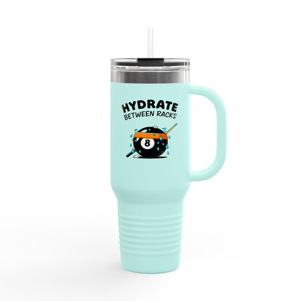 Hydrate Between Racks Billiards 40oz Insulated Travel Mug