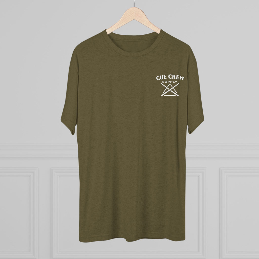 Pool Hair Don’t Care T‑Shirt — Funny Billiards Next Level Tri-Blend Tee