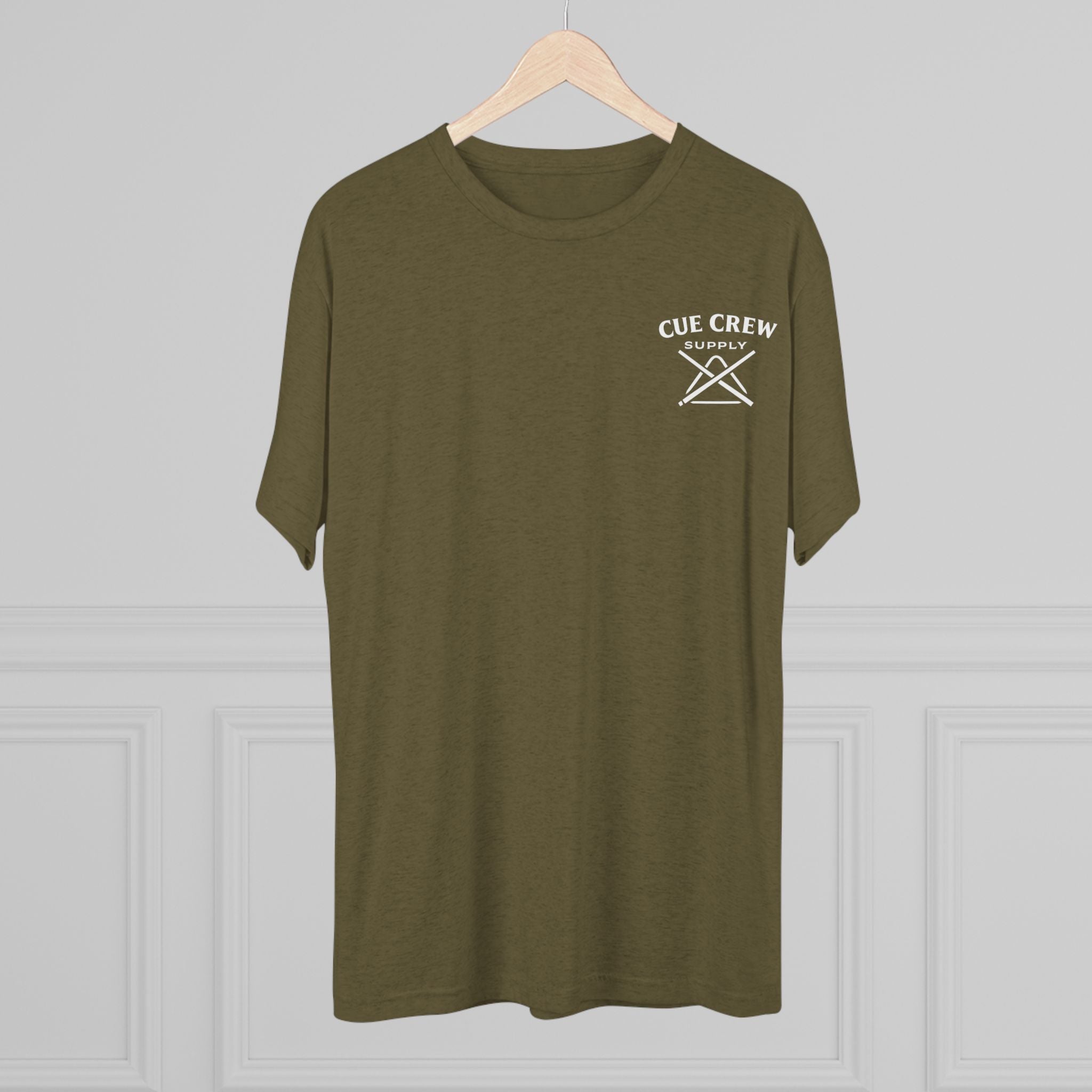 Pool Hair Don’t Care T‑Shirt — Funny Billiards Next Level Tri-Blend Tee