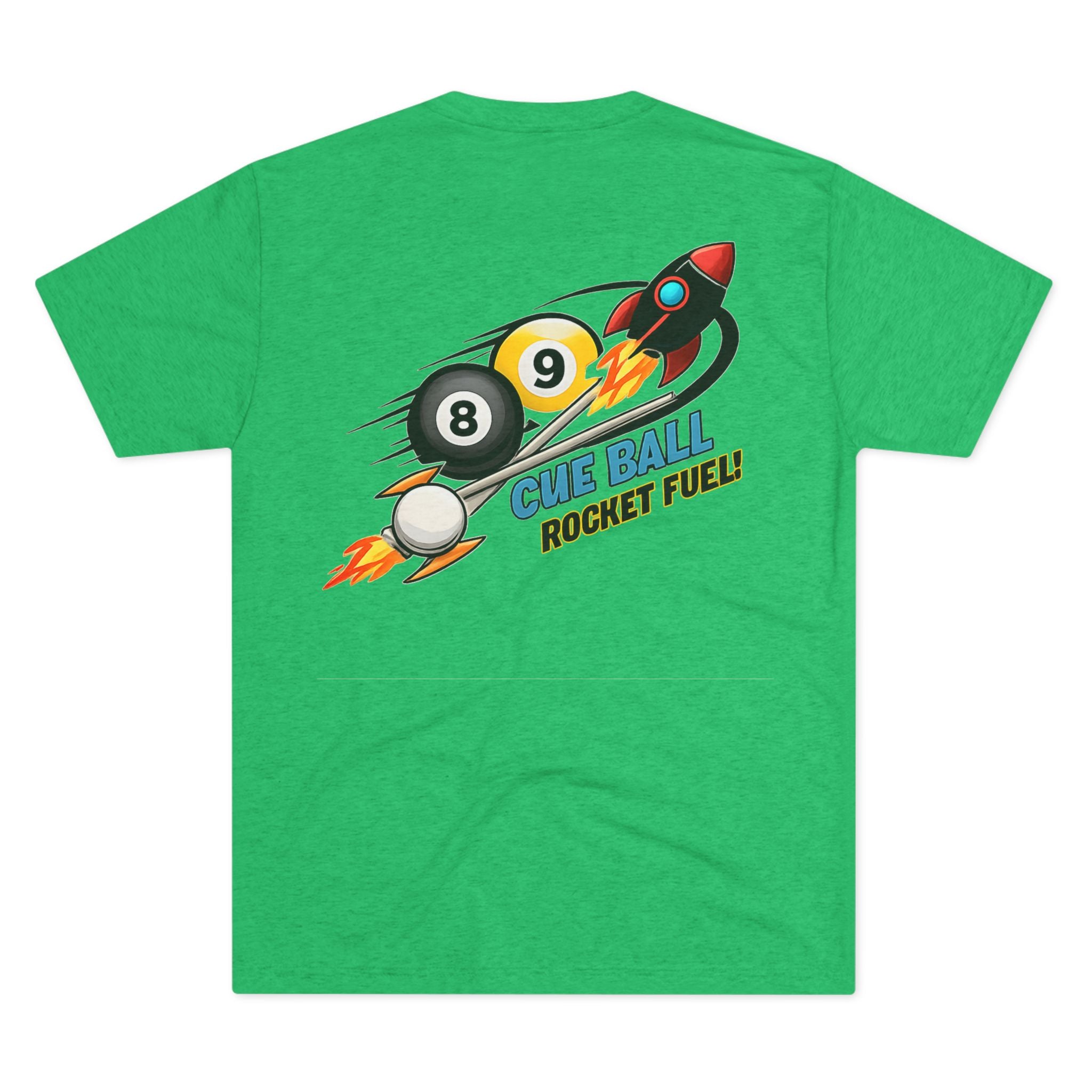 Cue Ball Rocket Fuel Billiards Tri-Blend Tee