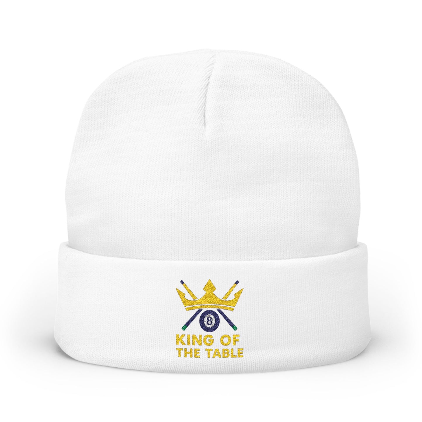 King Of The Table Embroidered Beanie