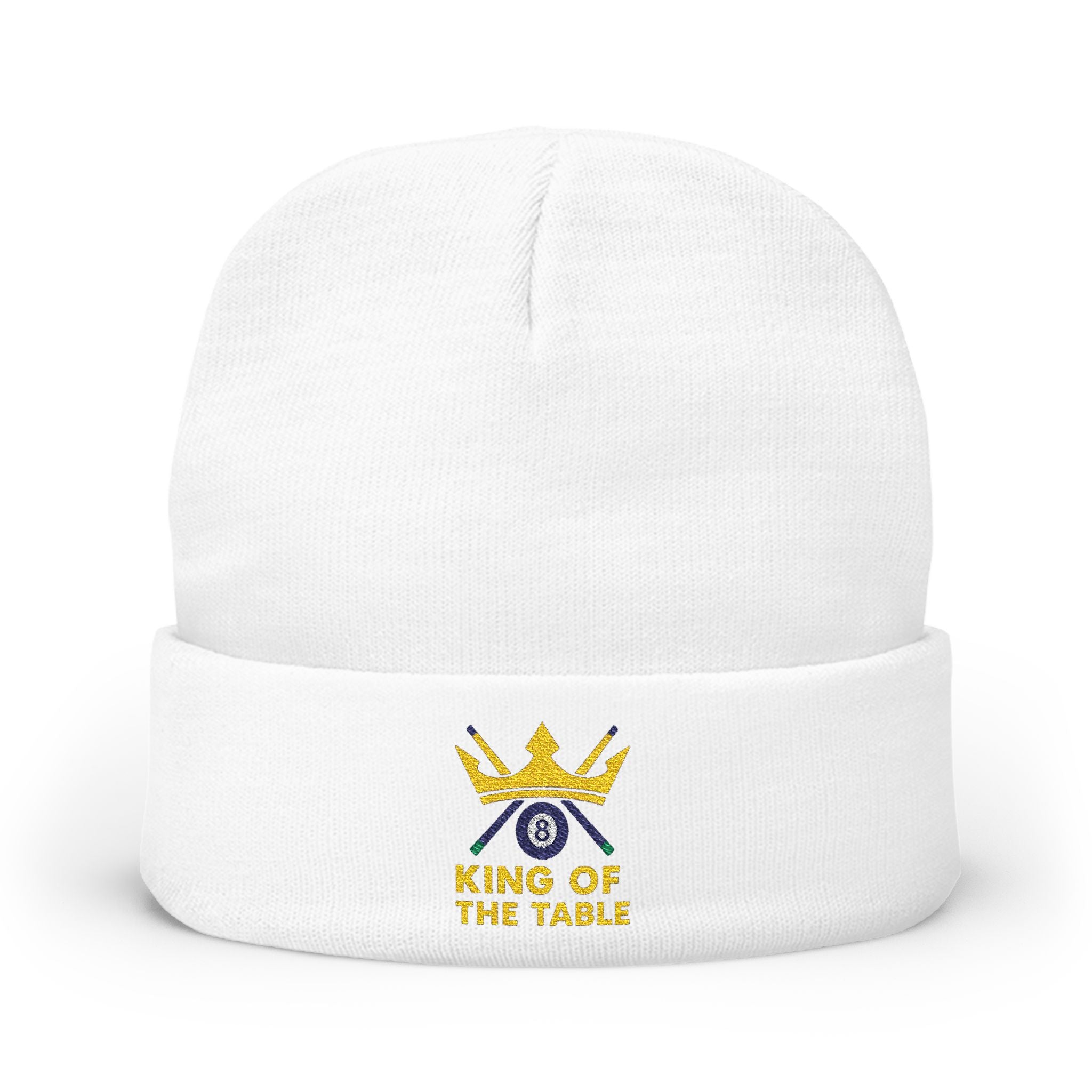 King Of The Table Embroidered Beanie