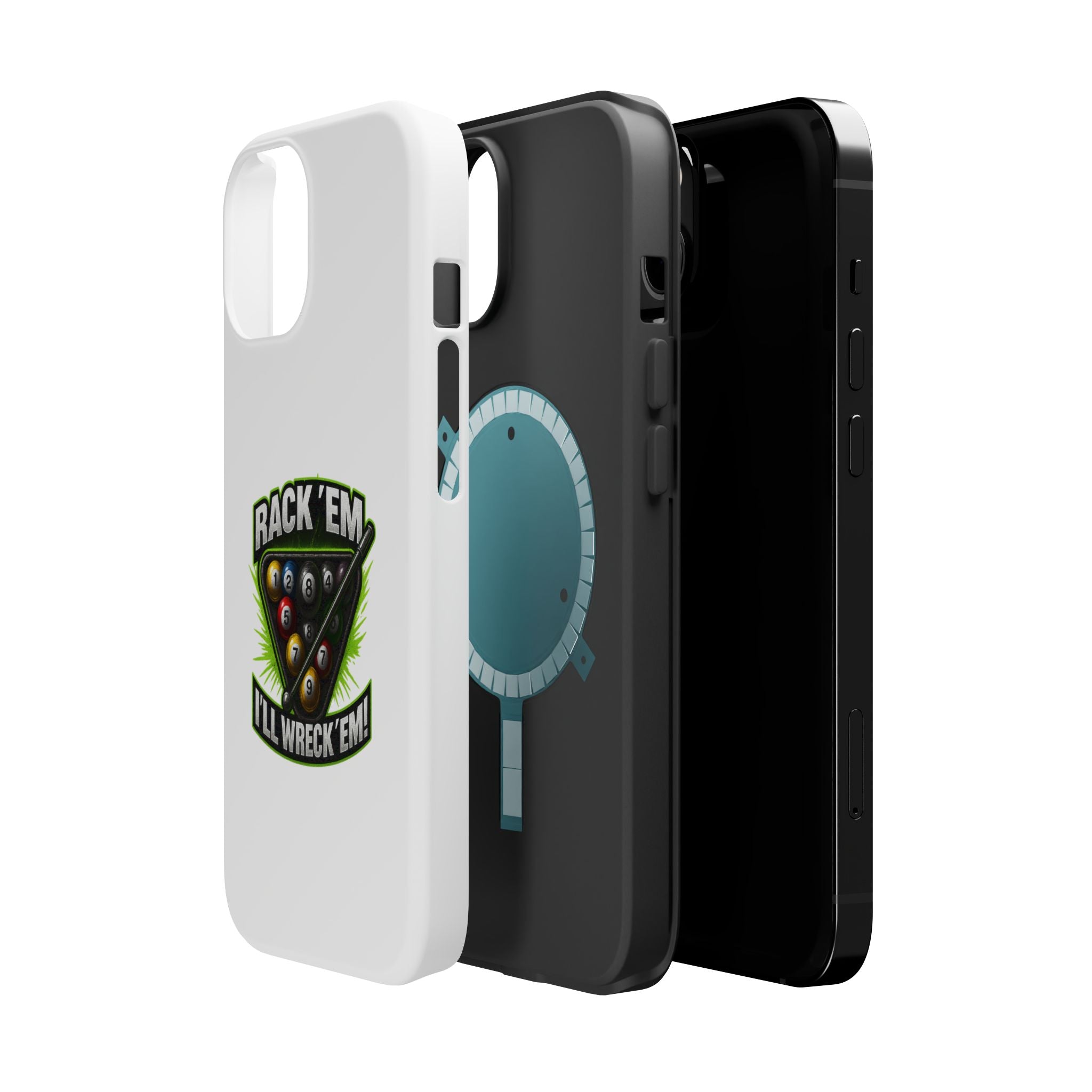 Magnetic Phone Case - Rack 'Em, I'll Wreck 'Em | Cool Custom Impact-Resistant Cases for Gamers & Pool Lovers, Perfect Gift for [...]