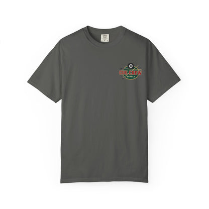 Born to Hustle, Built to Run Racks Billiards Comfort Colors Tee