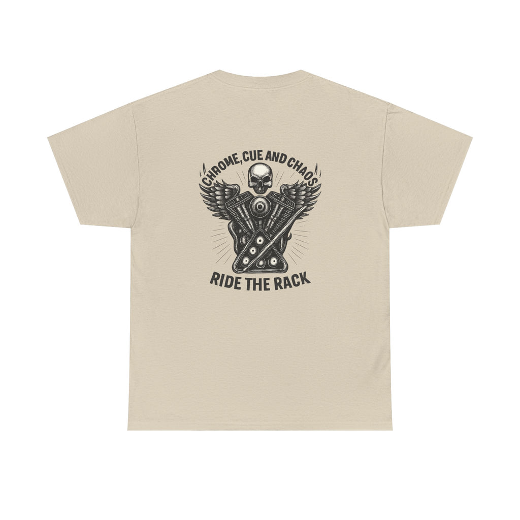 Chrome Cue Chaos Billiards Graphic Tee