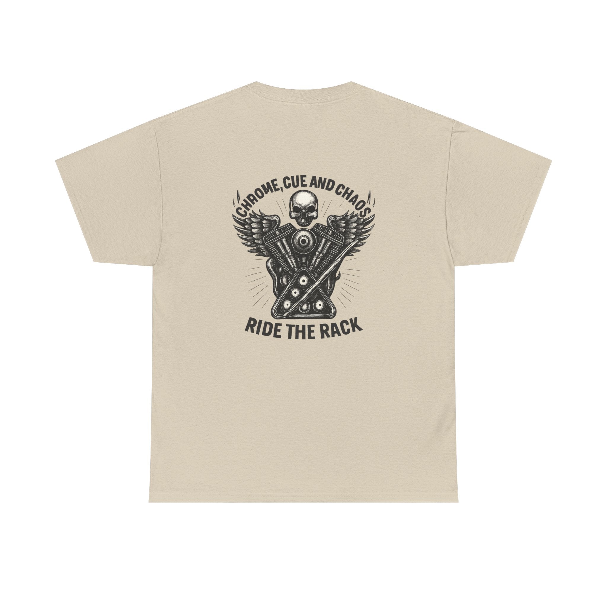 Chrome Cue Chaos Billiards Graphic Tee