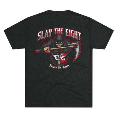 Slay the Eight Finish The Game Next Level Tri-Blend Tee