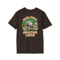 Pool First, Adulting Later Billiards T-Shirt | Funny Pool Player Graphic Tee | Front & Back Print