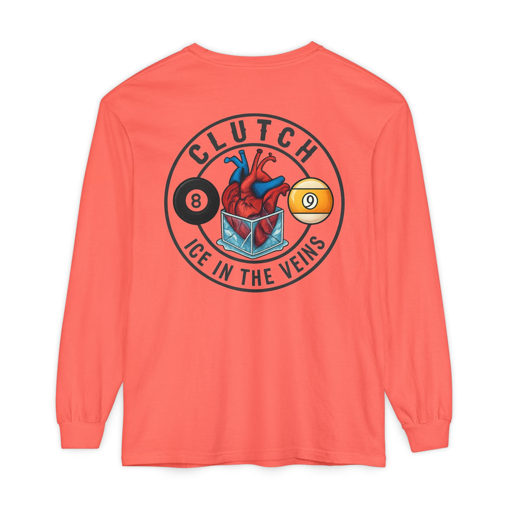 Clutch Ice in the Veins V2 Comfort Colors Long Sleeve Tee