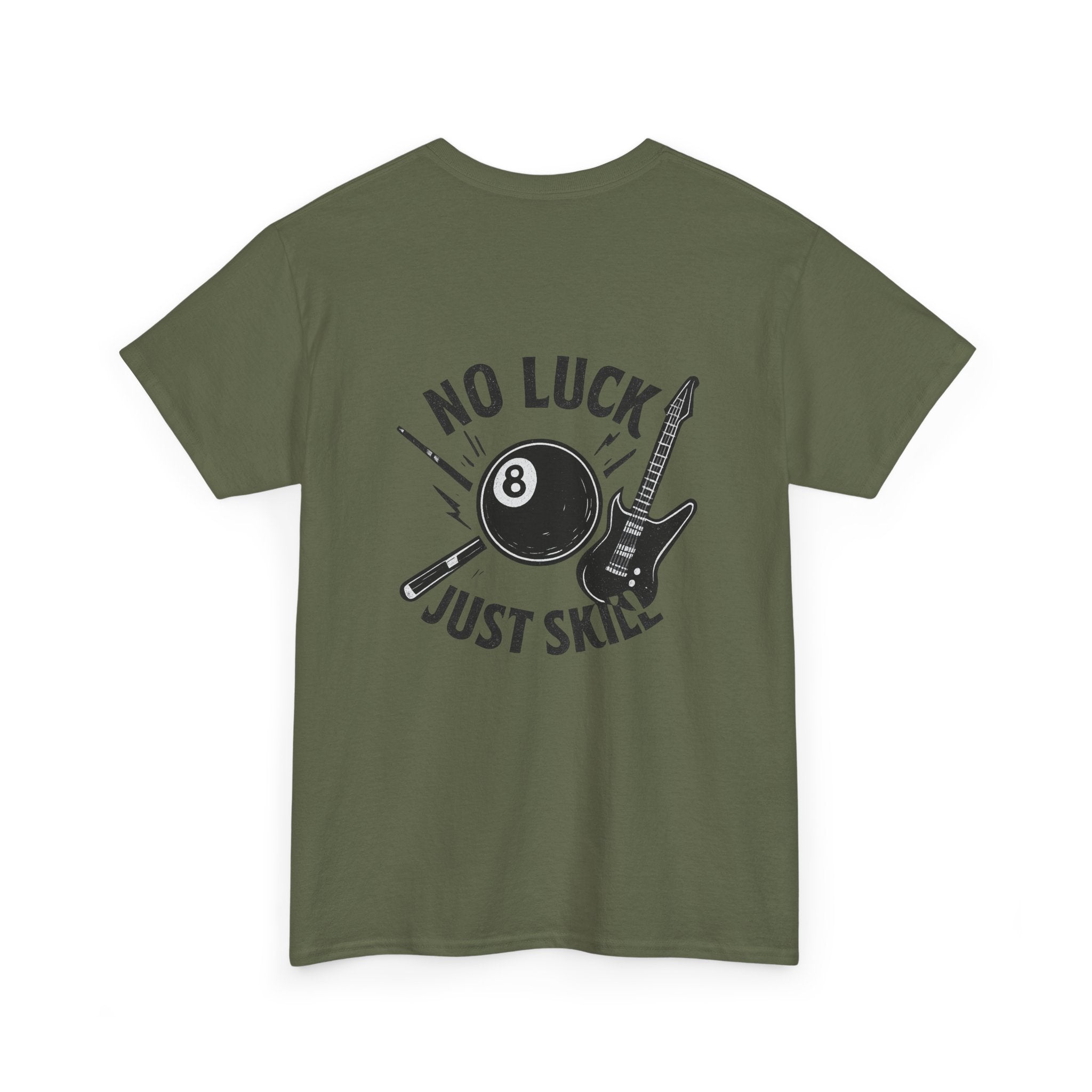 No Luck Just Skill Billiards Tee