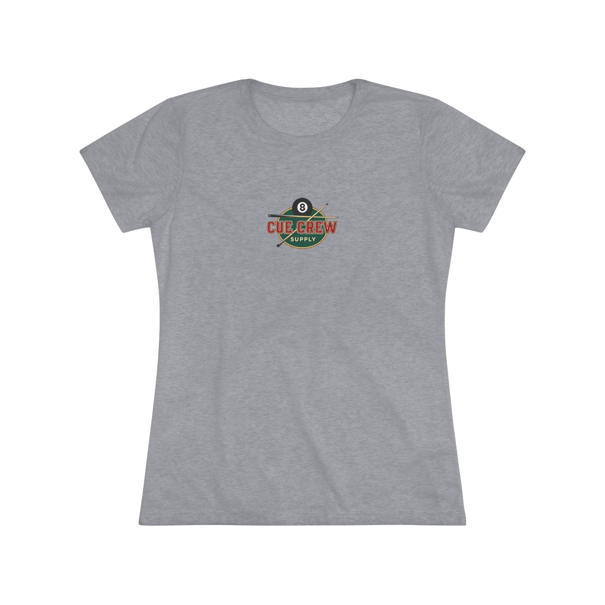 Pool Chick Means Business Ladies Billiards Next Level Tri-Blend Tee