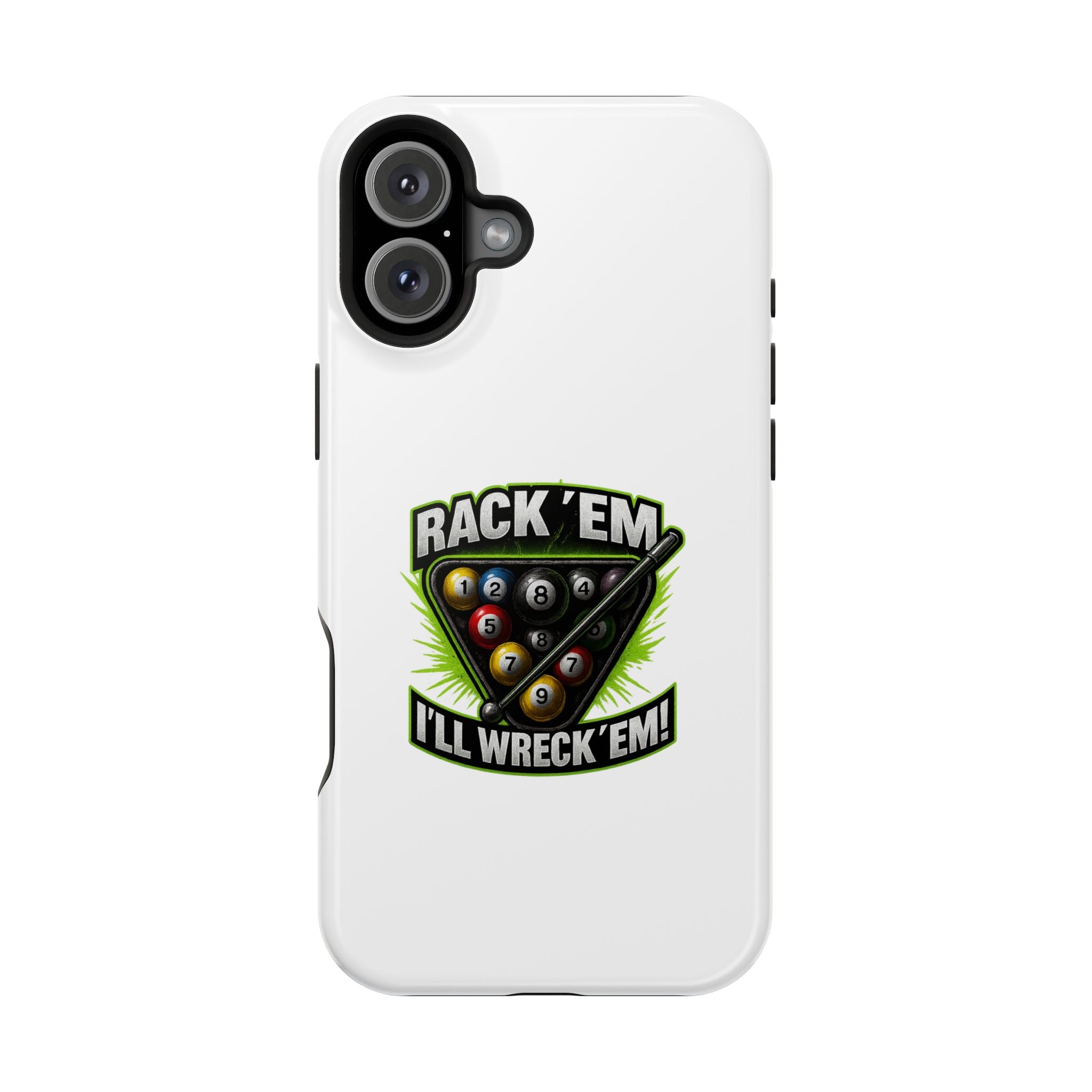 Magnetic Phone Case - Rack 'Em, I'll Wreck 'Em | Cool Custom Impact-Resistant Cases for Gamers & Pool Lovers, Perfect Gift for [...]
