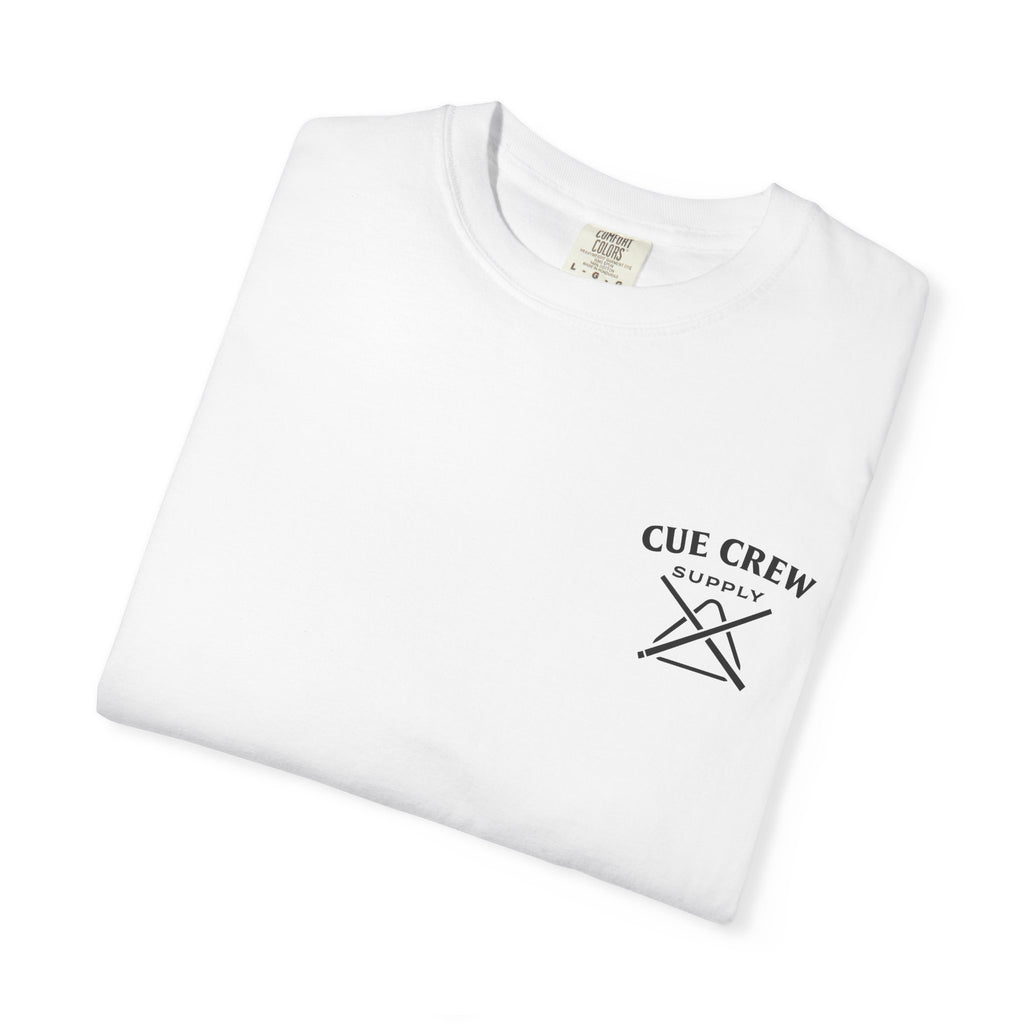Cue The Hits, Sink The Shots Tee - Comfort Colors Brand