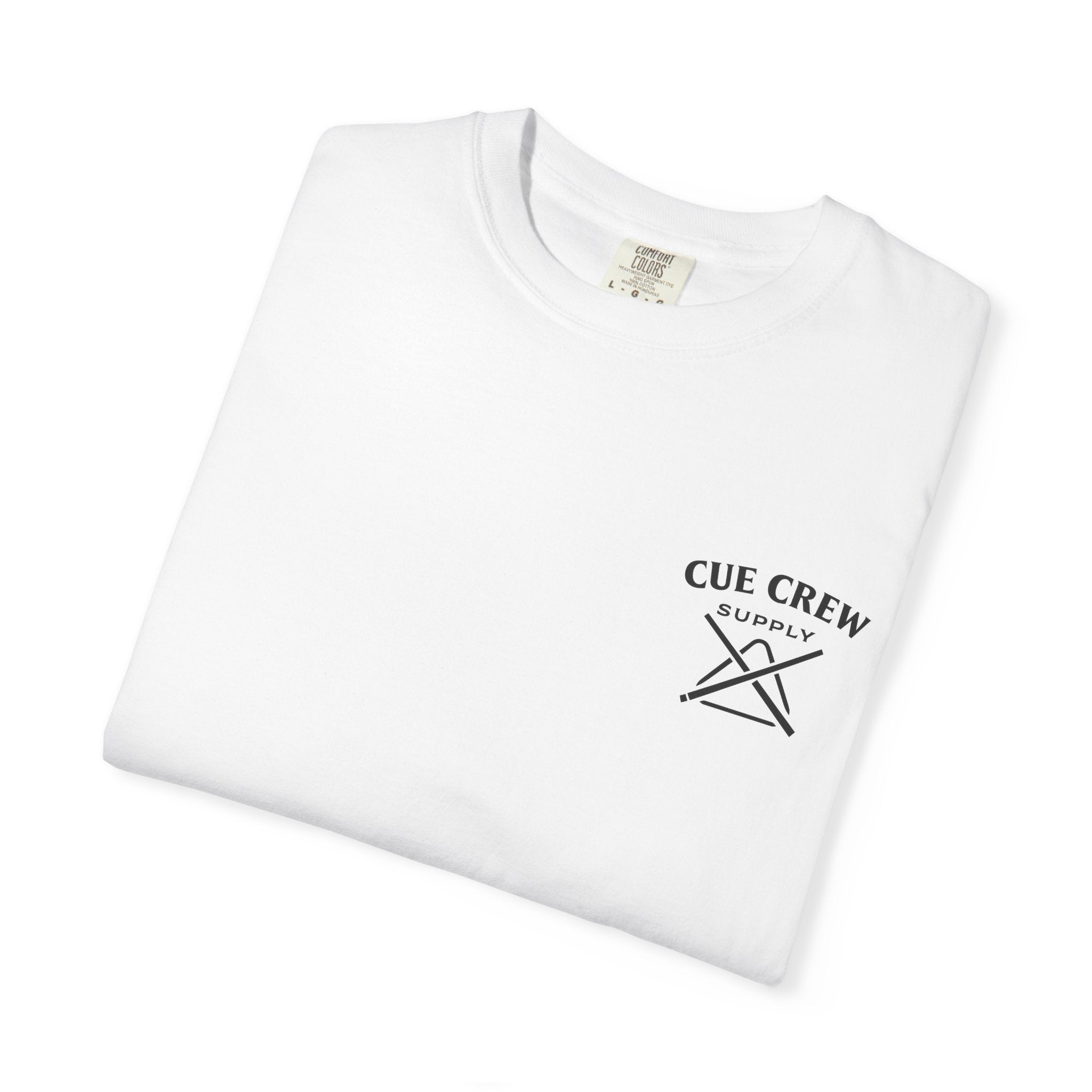 Cue The Hits, Sink The Shots Tee - Comfort Colors Brand