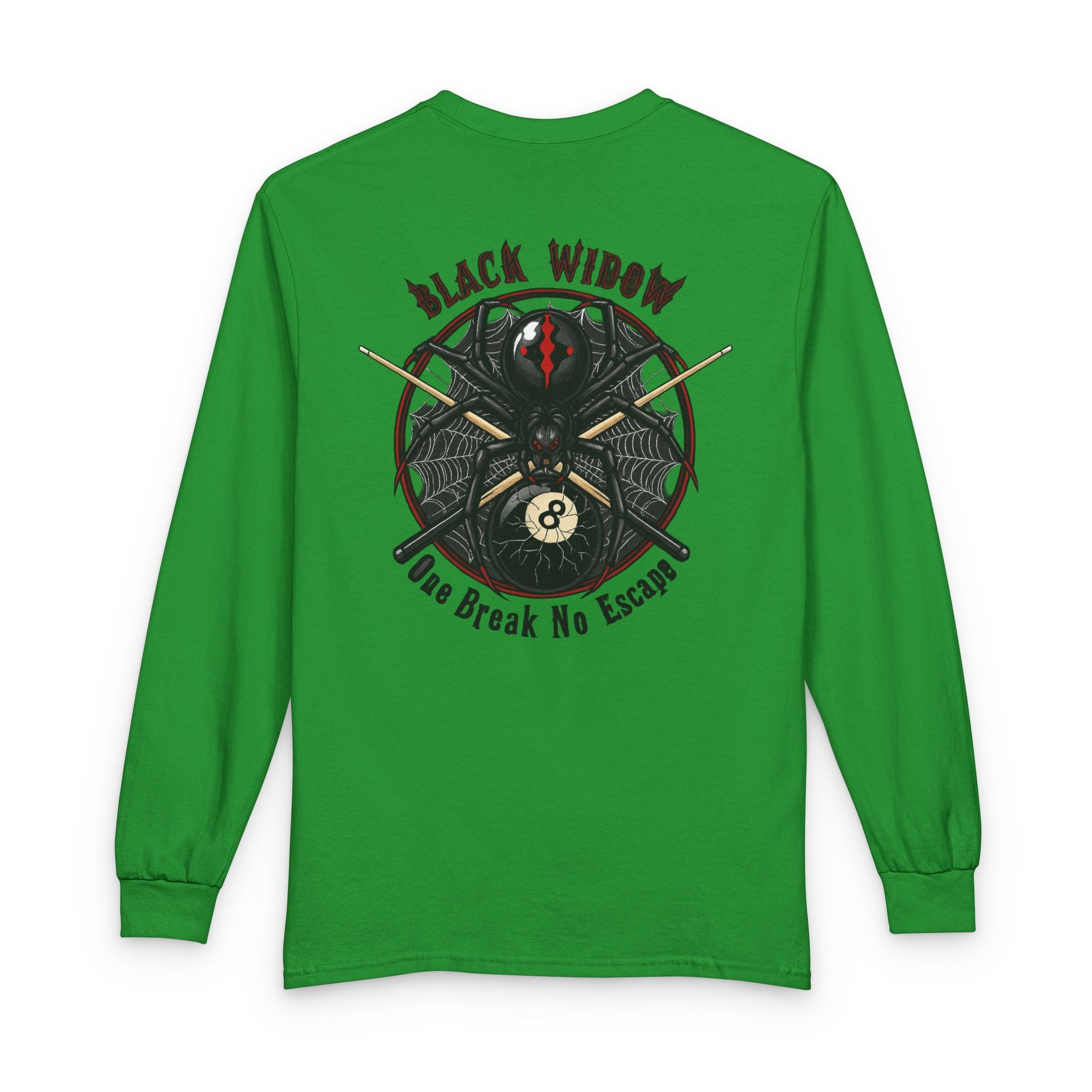 Black Widow Billiards Gildan Long Sleeve Tee