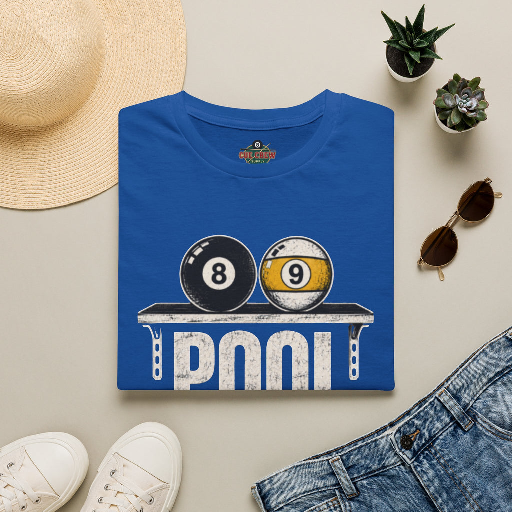 Pool Skills Sold Separately Funny Billiards T-Shirt | Front Print Only | 8 Ball & 9 Ball Graphic Unisex Tee