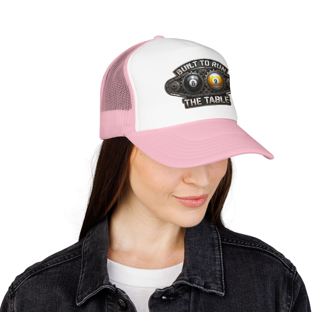 Built to Run the Table OTTO 39-165 Foam Trucker Hat – Billiards Snapback